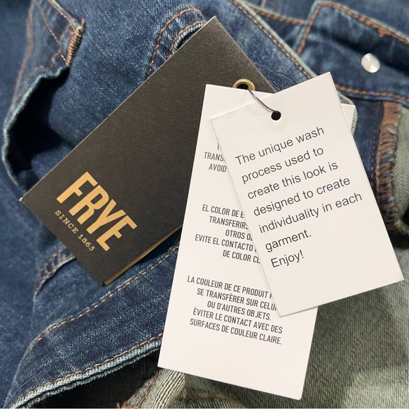 🔥NWT🔥 FRYE Mid-Rise Bootcut Jeans In Mustang Wash Size 30 - Picture 10 of 10